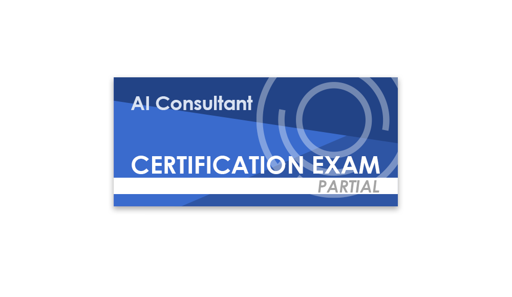 AI Consultant (Partial Certification Exam)