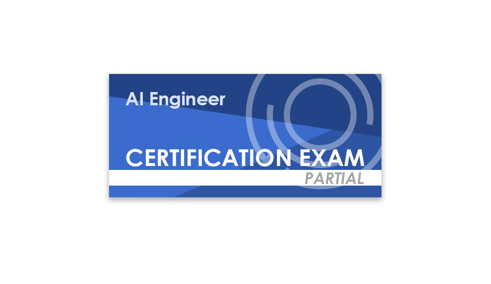 AI Engineer (Partial Certification Exam)