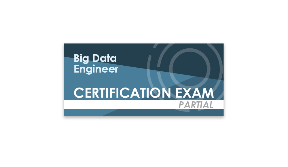 Big Data Engineer (Partial Certification Exam)