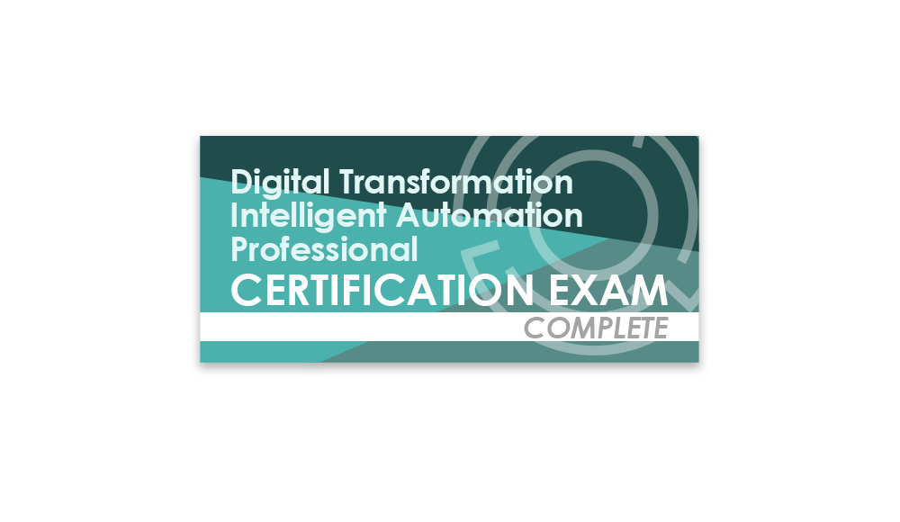 Digital Transformation Intelligent Automation Professional (Complete C ...